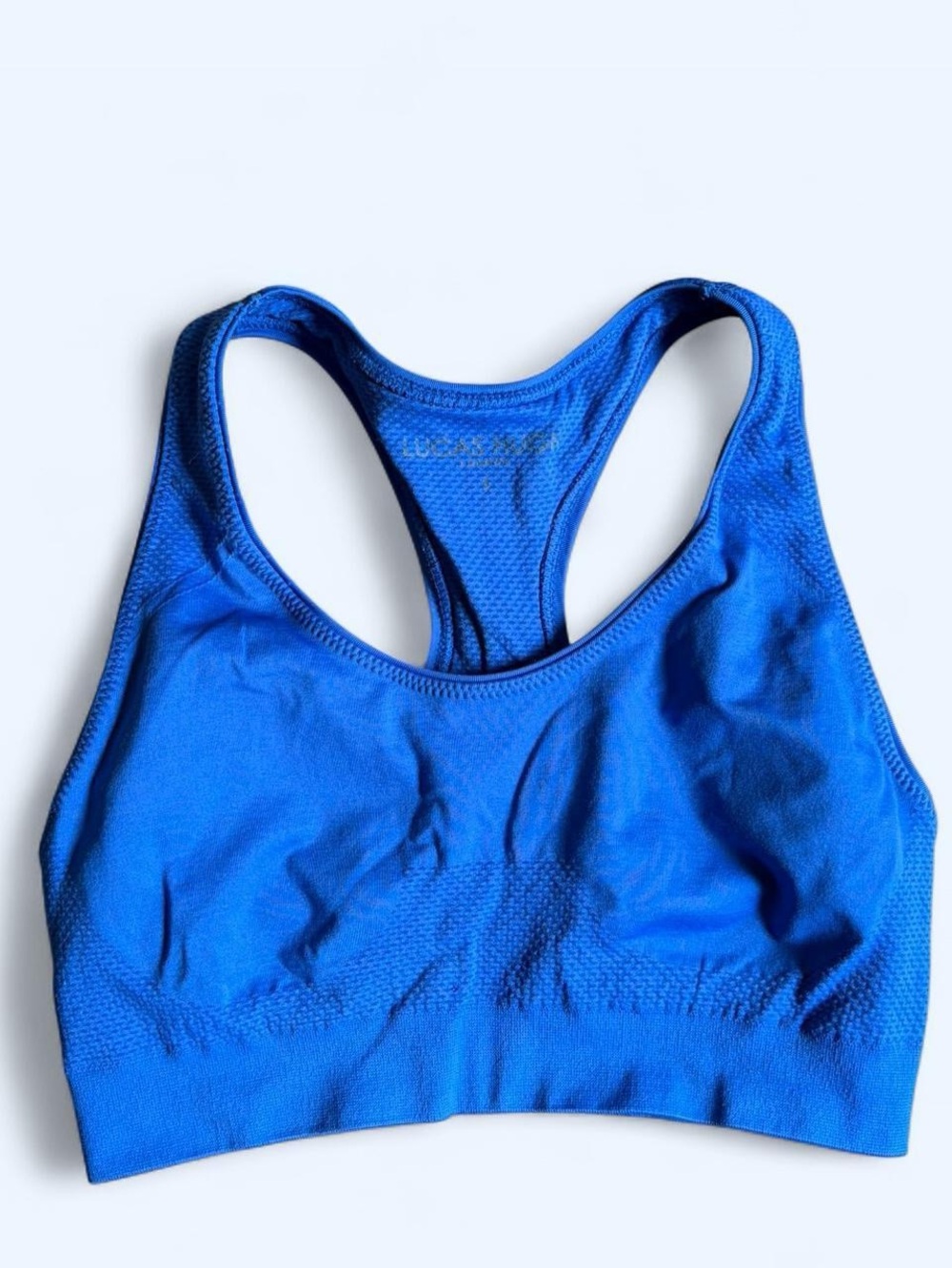 Lucas Hugh Racerback Sports Bra - Blue